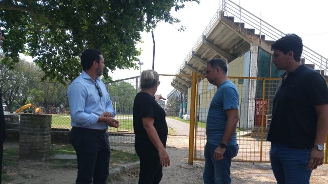 Mauricio Davico - Intendente electo de Gualeguaychú recorrió el corsódromo