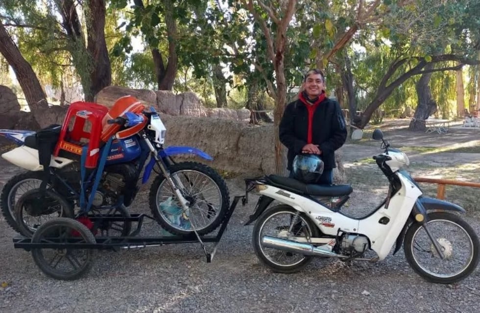 La odisea de un piloto vallisto para poder competir en el Campeonato Argentino de Enduro