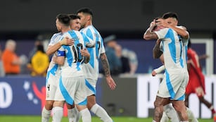 Lionel Messi convirtió su primer gol en la Copa América y la selección argentina se encamina a la final. (AP)