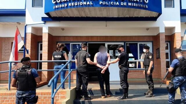 Terminó detenido tras incendiar la vivienda familiar en 25 de Mayo.