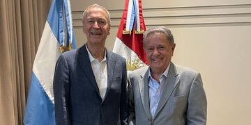 El gobernador Schiaretti se reunión en Buenos Aires con el expresidente Eduardo Duhalde.