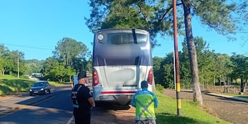 Detectan a chofer de colectivo con alcohol en sangre mientras trasladaba pasajeros en San Martín.