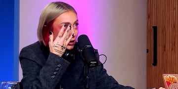 La artista cordobesa se quebró en vivo al recordar los maltratos de su expareja.