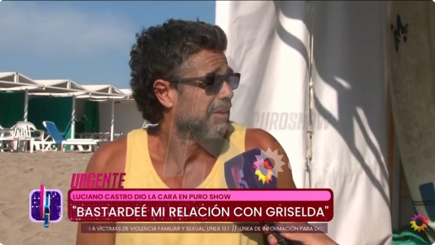 Luciano Castro en Puro Show.