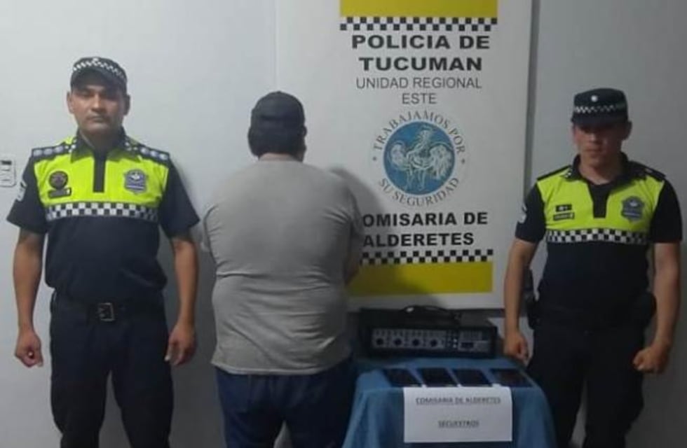Alderetes: un detenido por robar en una escuela