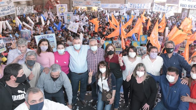 Jaldo participó en un multitudinario acto en Aguilares.