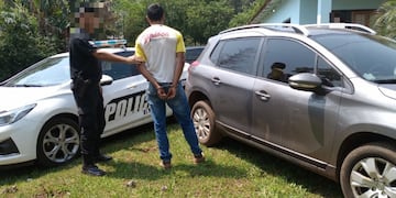 Eldorado: detienen a un hombre con un automóvil robado en Buenos Aires.