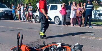 La secuencia de siniestros fatales ocurrió en Embalse (Bomberos de Embalse).