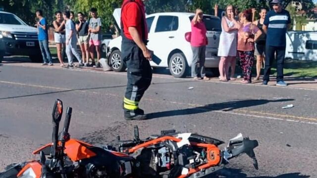 La secuencia de siniestros fatales ocurrió en Embalse (Bomberos de Embalse).