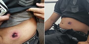 Entradera en Córdoba: le dispararon a un policía para robarle la moto y lo salvó el chaleco antibalas (Policía).