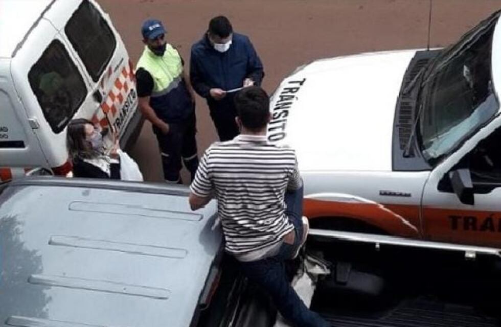 Eldorado: agentes de tránsito intervinieron una camioneta por incumplimientos con la SEM