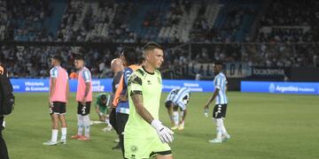 Nahuel Losada respondió con acierto en el arco de Belgrano en el empate sin goles frente a Racing en el estreno en la Liga Profesional.