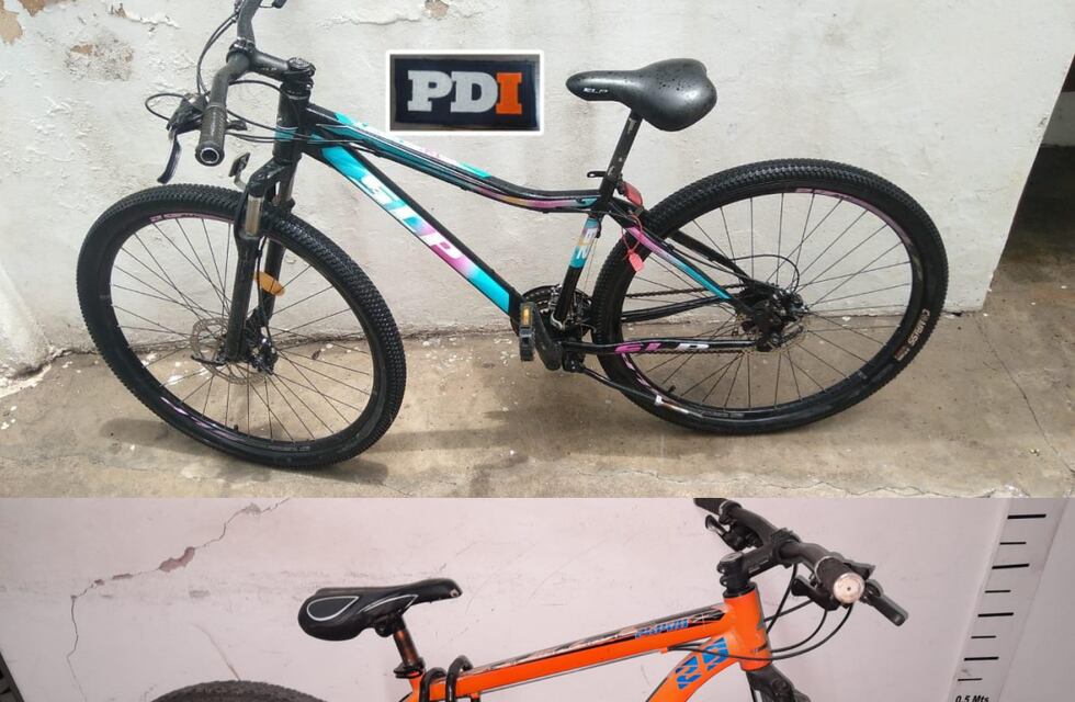 La PDI recuperó dos bicicletas robadas