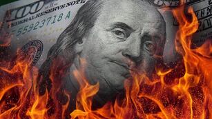 Descontrolado aumento del dólar blue.