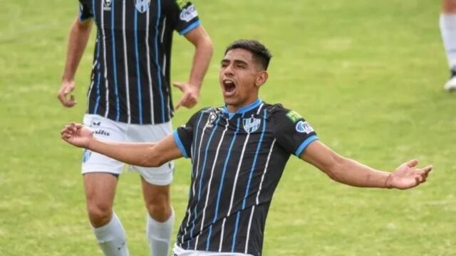Enzo "Chimba" Fernández tiene 25 años, es sanjuanino y ya lleva 2 goles en Almagro.