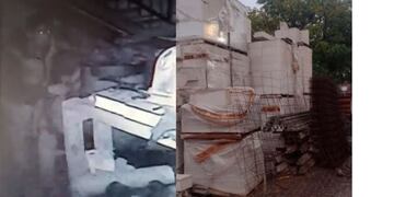 Los delincuentes roban allí desde hace dos semanas.