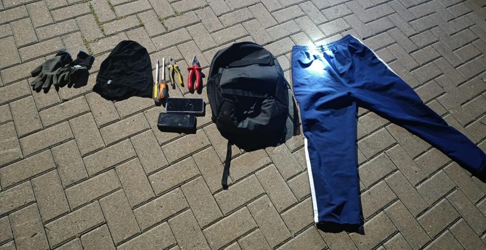 Los elementos secuestrados en La Calera.