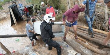 "Cumplo con mi deber", fue lo único que declaró Franco Castiglione a Diario Huarpe.