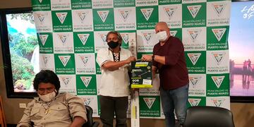 Comunidades Mbya recibieron herramientas e insumos para mejorar las tareas.