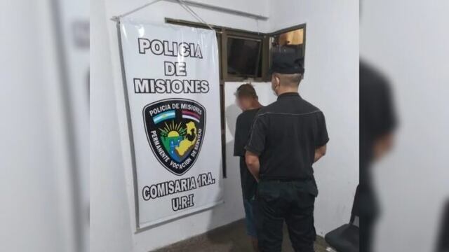 Terminó detenido tras sustraer objetos de un automóvil en Posadas.