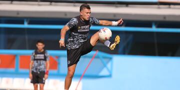 Santiago Longo con la chance de reaparecer en Belgrano este domingo frente a Temperley (Prensa Belgrano).