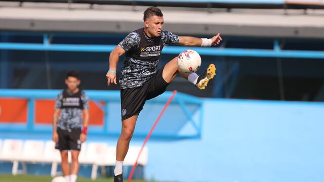 Santiago Longo con la chance de reaparecer en Belgrano este domingo frente a Temperley (Prensa Belgrano).