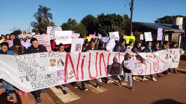 San Vicente: marcha en pedido de justicia por Daniela Radke.