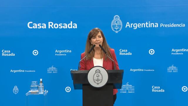Gabriela Cerruti, portavoz del Gobierno de Alberto Fernández.