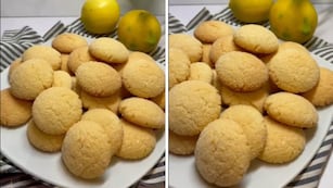 Fáciles y económicas: receta irresistible de galletitas de limón