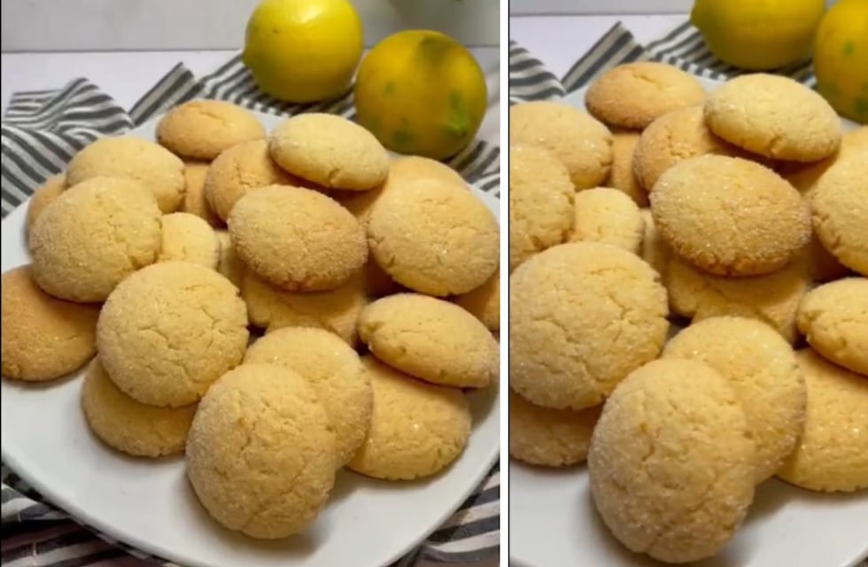 Fáciles y económicas: receta irresistible de galletitas de limón