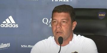 Battaglia tuvo que ver los festejos de River por el 9 de diciembre durante su cena.