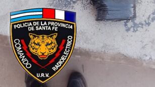 Réplica incautada por el Comando Radioeléctrico de la UR V