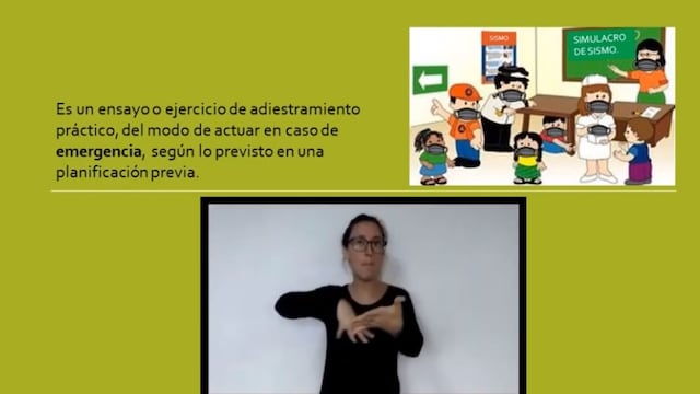 La escuela Nuestra Señora de Luján realizó un video sobre simulacros en contexto de pandemia.