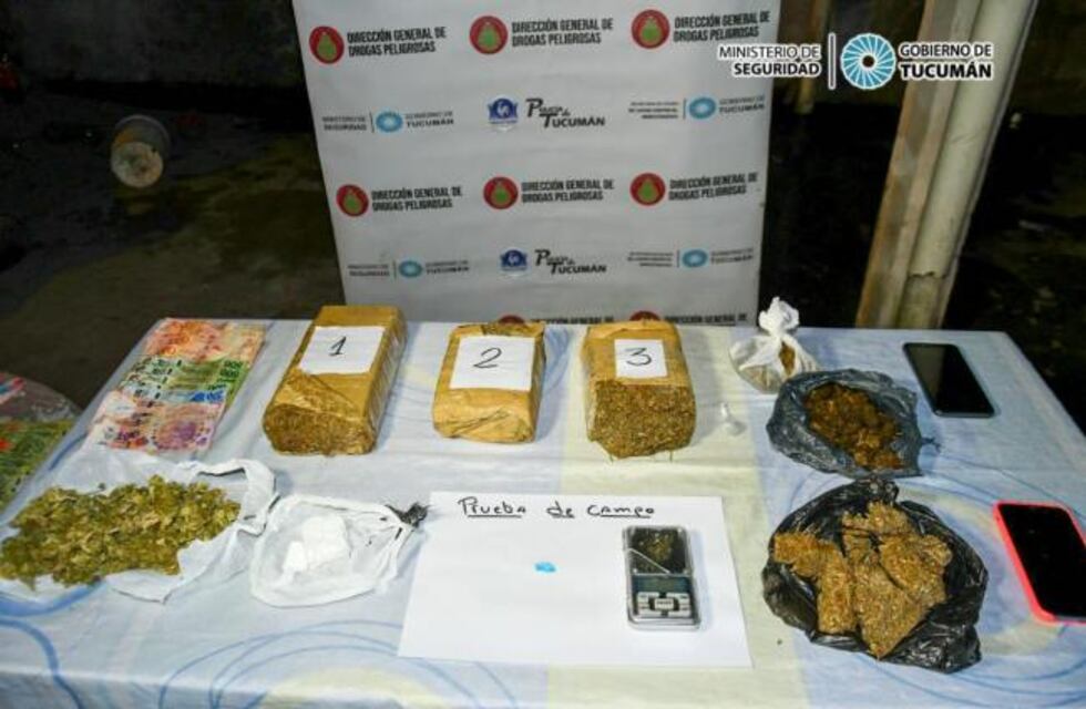 Bella Vista: secuestraron marihuana, cocaína y $80.000 en efectivo, y detuvieron a tres hombres y a una mujer