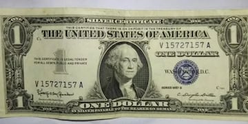 El billete tiene ciertas particularidades que hacen que valga millones de pesos. Foto: Los Andes.