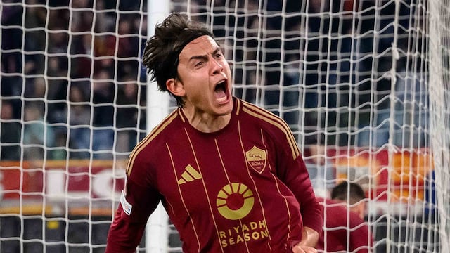 Paulo Dybala en la Roma. Una cuenta pendiente es jugar en Primera en Argentina, y amor por Instituto se mantiene (Prensa Roma).