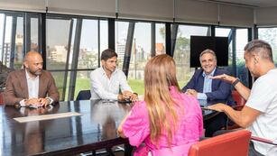 Maximiliano Pullaro se reunió con Martín Llaryora