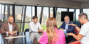 Maximiliano Pullaro se reunió con Martín Llaryora