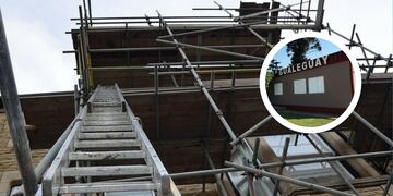 Tragedia en Gualeguay: un obrero de la construcción murió al caer de un primer piso