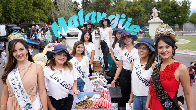 Luciana Ponce en Mendoza en la Vendimia Nacional