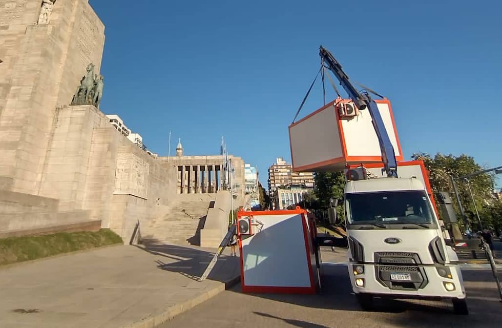 Día de la Bandera en Rosario: el Monumento sigue en obras con mejores expectativas