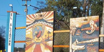 Ingreso al municipio de El Alcázar