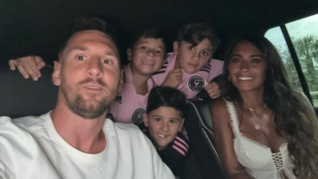 El rosarino y Antonela Roccuzzo se mudaron a Estados Unidos después de unas largas vacaciones.