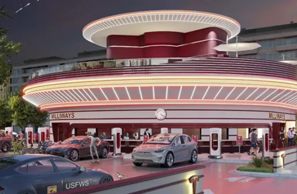 Con autocine y “supercargadores”, Elon Musk lanza su propio restaurante en Hollywood