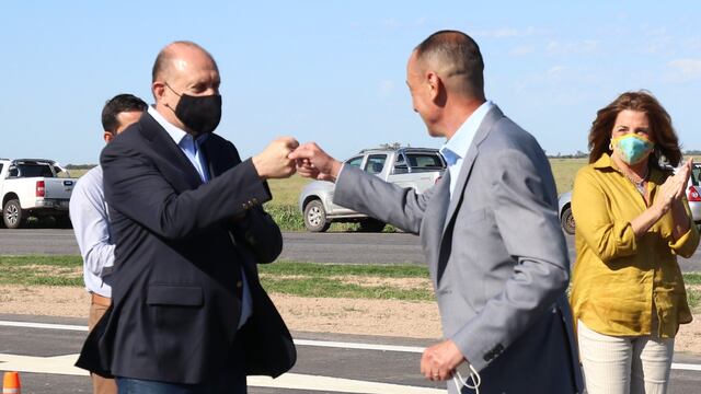 El gobernador Omar Perotti inauguró un tramo de la autopista de la Ruta Nacional 34 en Rafaela. (Gobierno de Santa Fe)