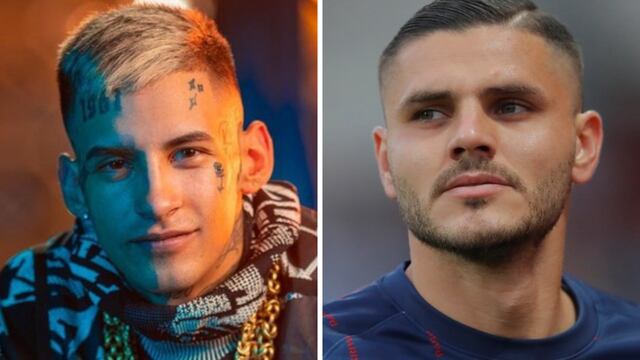 ¿Palito para Mauro Icardi? Tras las denuncias de Wanda Nara contra el futbolista, L-Gante se vistió con la camiseta del rival de Galatasaray.