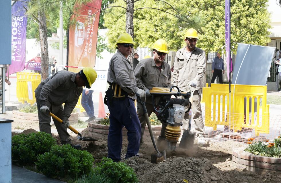 El Municipio de Arroyito junto a CESPAL dieron inicio a la Obra de Gas Natural Zona 1