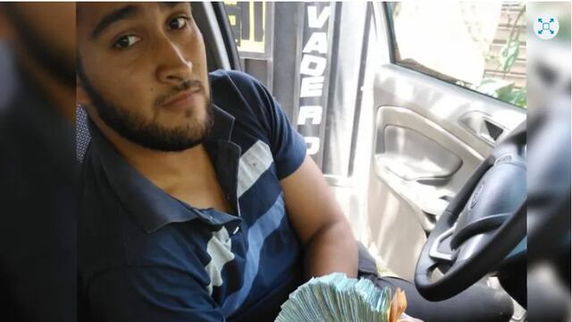 Estiman que el gran fajo de billetes contenía cerca de 200 mil pesos. Diario de Cuyo.