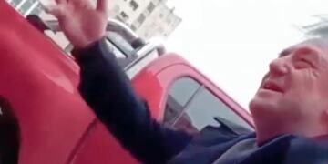 Ricardo Iorio chocó en Bahía Blanca.