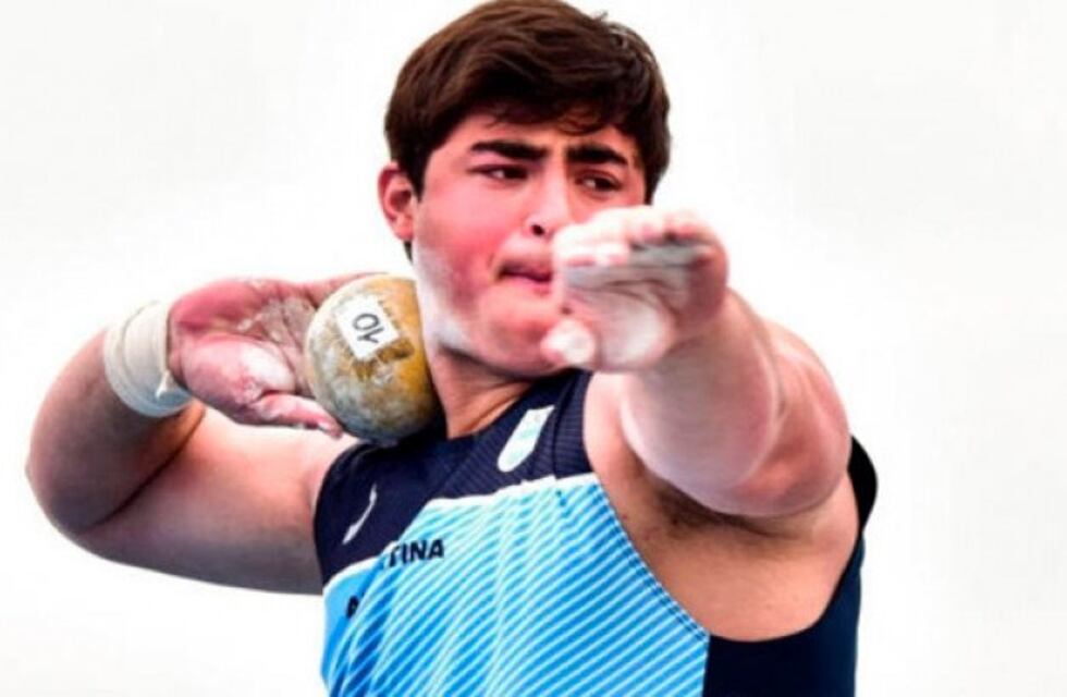 El cerritense Nazareno Sasia obtuvo el cuarto puesto en el lanzamiento de disco en los Sudamericanos de Ecuador